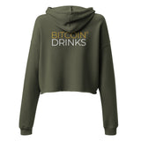 Bitcoin® Women’s Crop Hoodie - Bold and Stylish