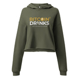 Bitcoin® Women’s Crop Hoodie - Bold and Stylish