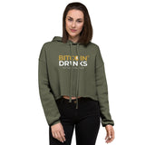 Bitcoin® Women’s Crop Hoodie - Bold and Stylish