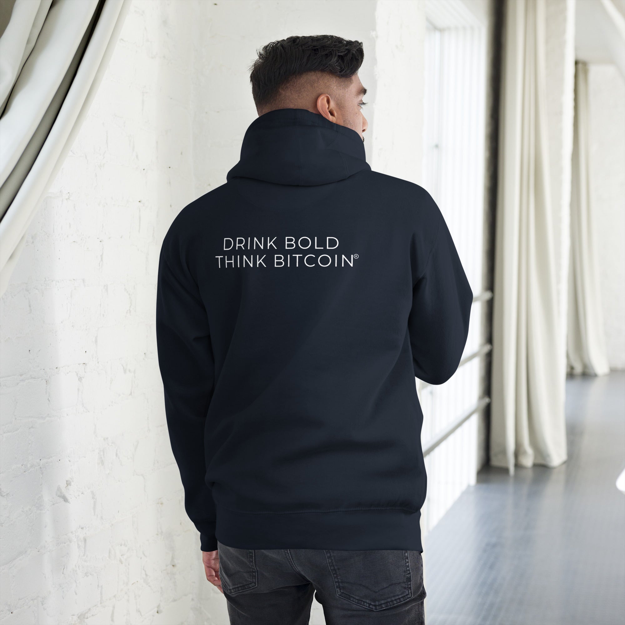 Bitcoin® Men’s Premium Hoodie - Powered by Innovation